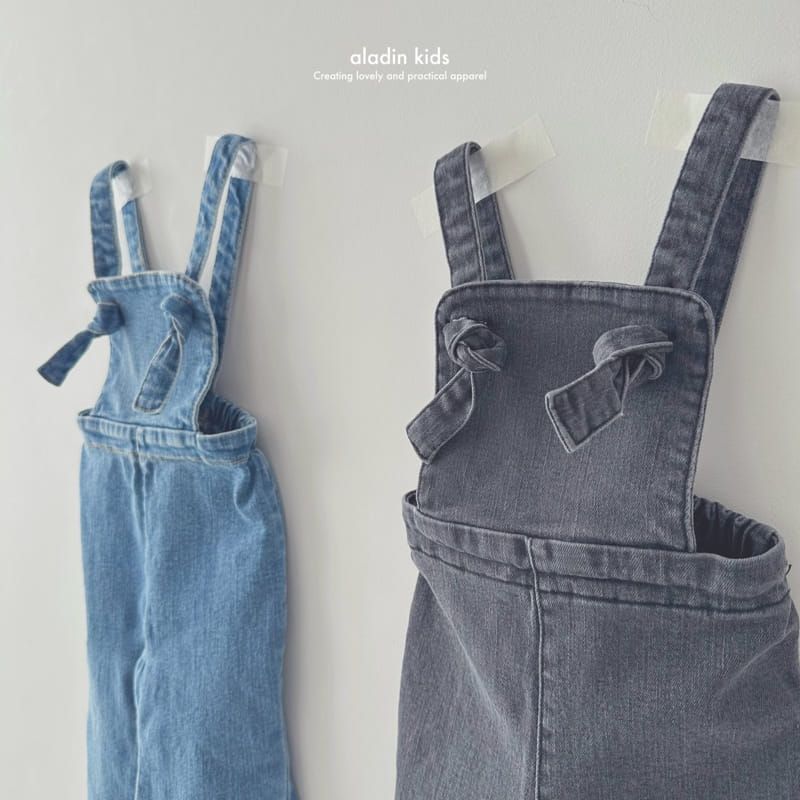 Aladin - Korean Children Fashion - #childofig - Boots Cut Overalls - 4