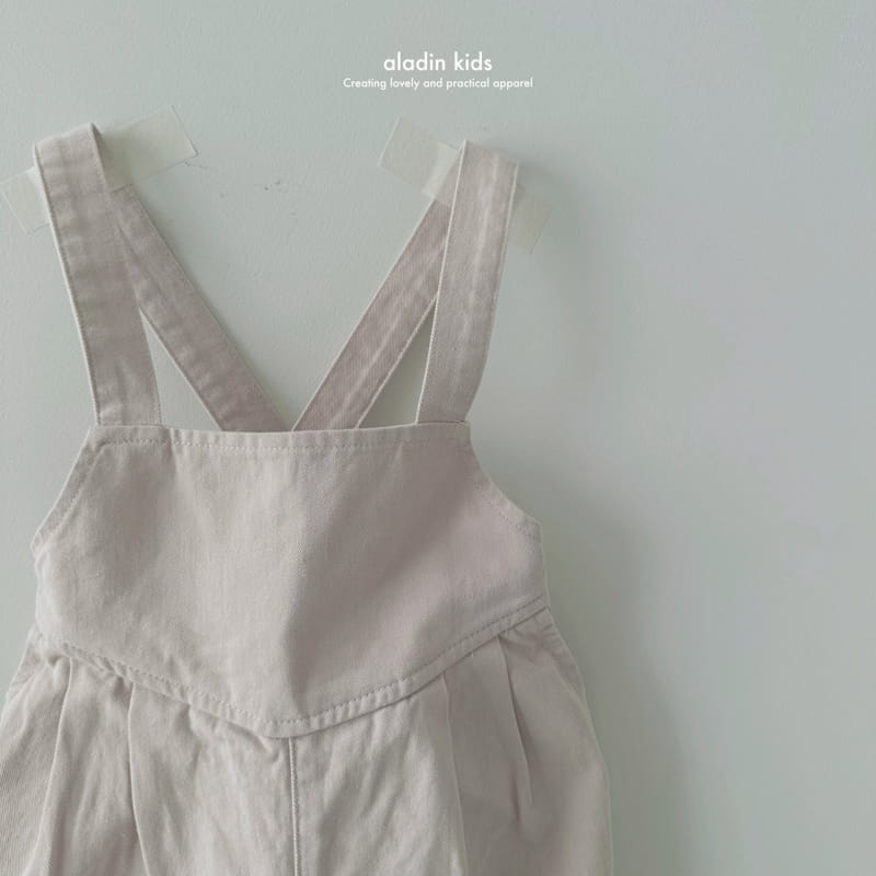 Aladin - Korean Children Fashion - #childofig - V Wrinkle Overalls - 4