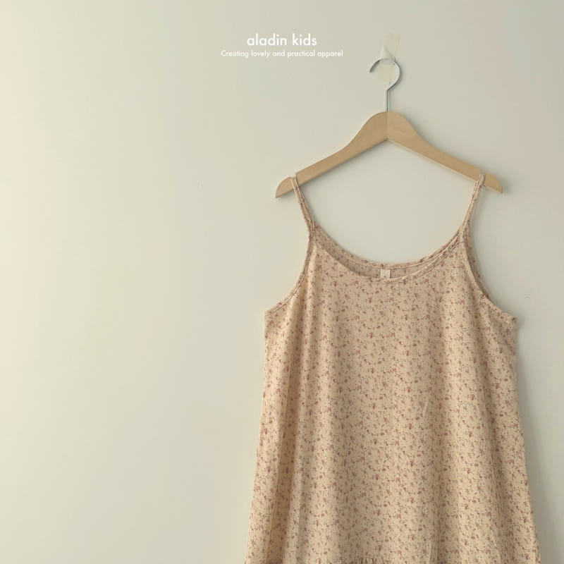 Aladin - Korean Children Fashion - #childrensboutique - Mom Vintage Can Cang One-Piece - 2
