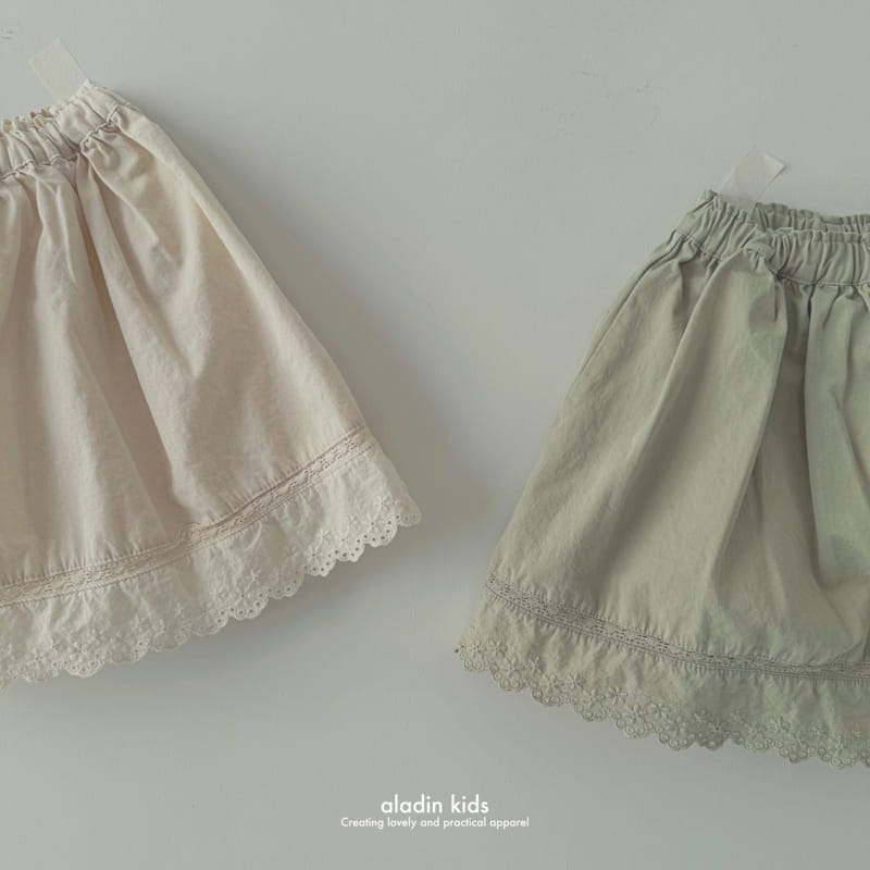 Aladin - Korean Children Fashion - #designkidswear - Spring Lace Skirt - 6