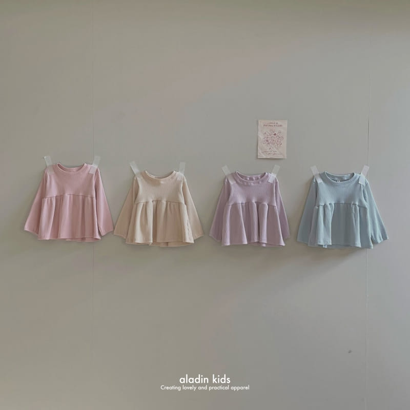 Aladin - Korean Children Fashion - #discoveringself - Rib Blouse