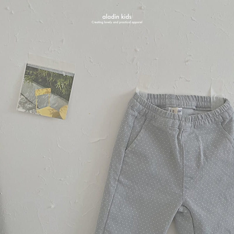Aladin - Korean Children Fashion - #fashionkids - Mini Dot Slim Pants - 3
