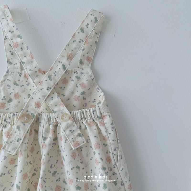 Aladin - Korean Children Fashion - #fashionkids - V Wrinkle Overalls - 7
