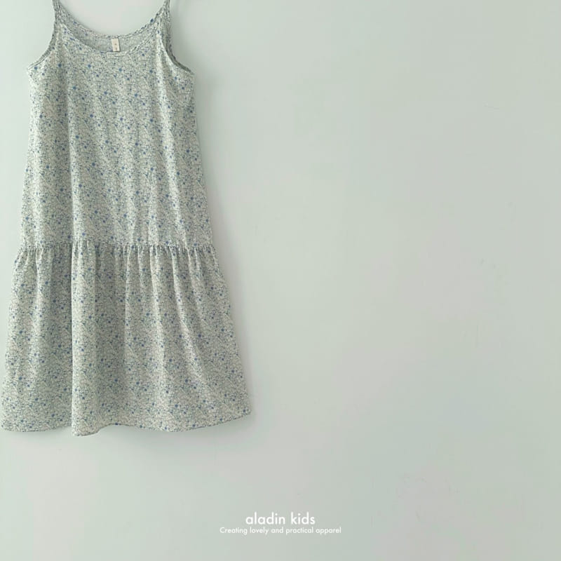 Aladin - Korean Children Fashion - #fashionkids - Mom Vintage Can Cang One-Piece - 5