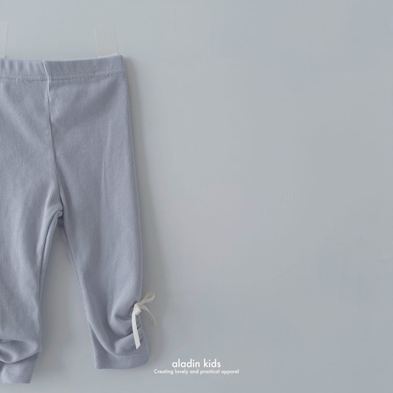 Aladin - Korean Children Fashion - #kidsshorts - Ribbon Shirring Leggings - 10
