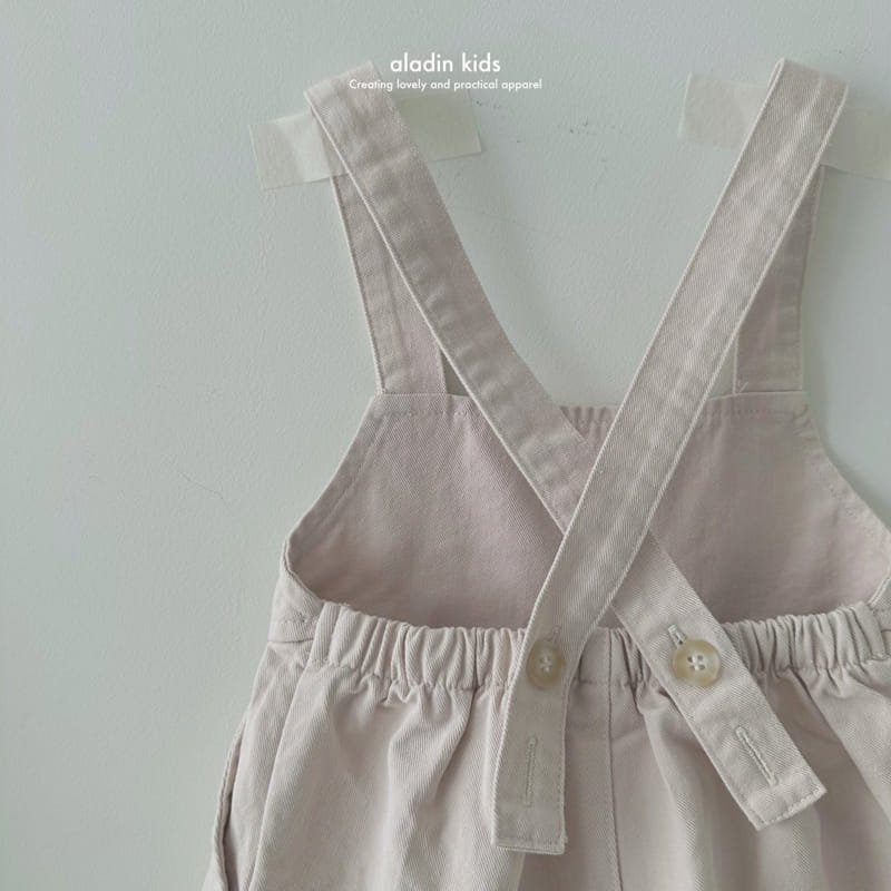 Aladin - Korean Children Fashion - #kidsshorts - V Wrinkle Overalls - 8