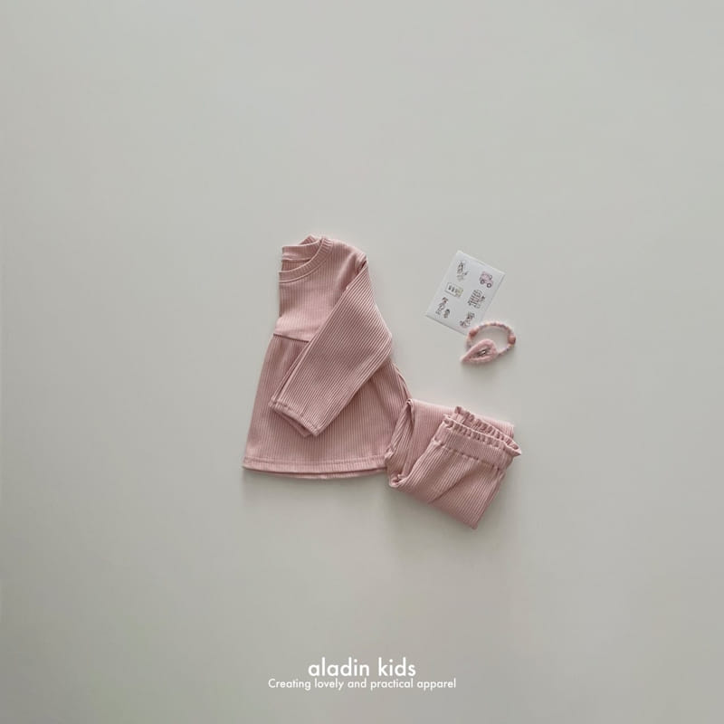 Aladin - Korean Children Fashion - #kidsshorts - Rib Blouse - 4