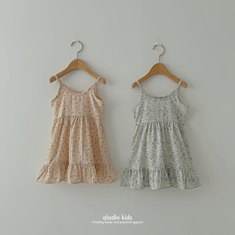 Aladin - Korean Children Fashion - #kidzfashiontrend - Vintage Can Cang One-Piece