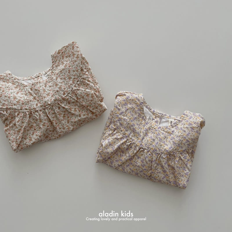 Aladin - Korean Children Fashion - #littlefashionista - Small Flower Blouse - 3