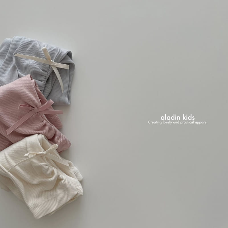 Aladin - Korean Children Fashion - #magicofchildhood - Ribbon Shirring Leggings