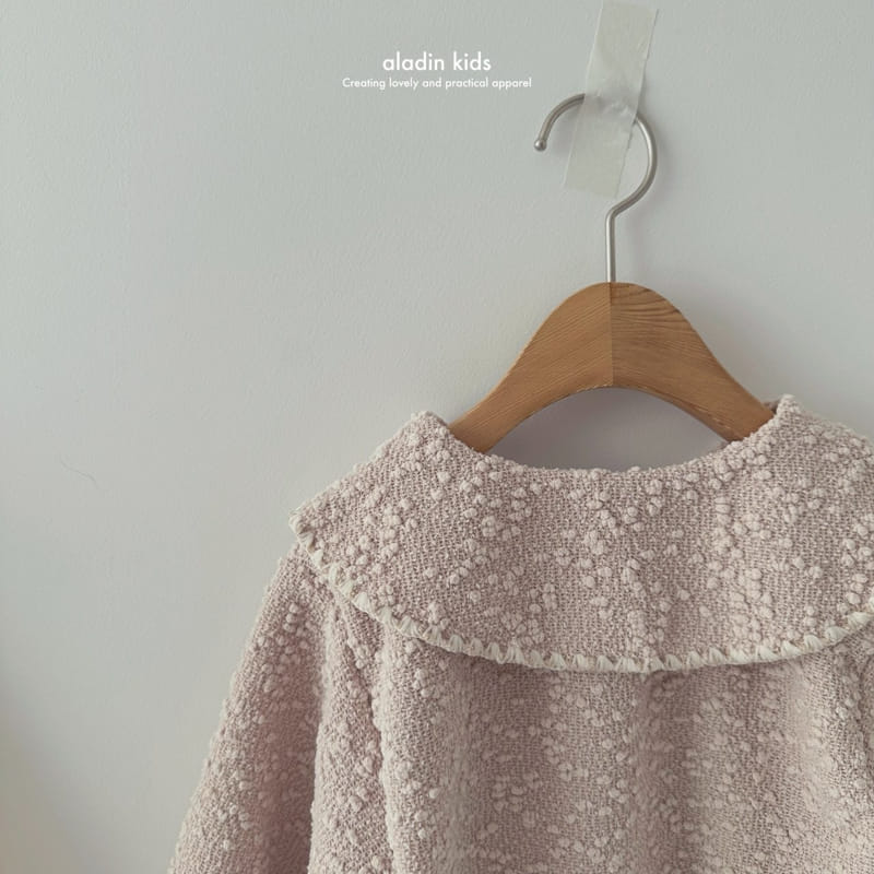 Aladin - Korean Children Fashion - #minifashionista - Popcorn Collar Cardigan - 8