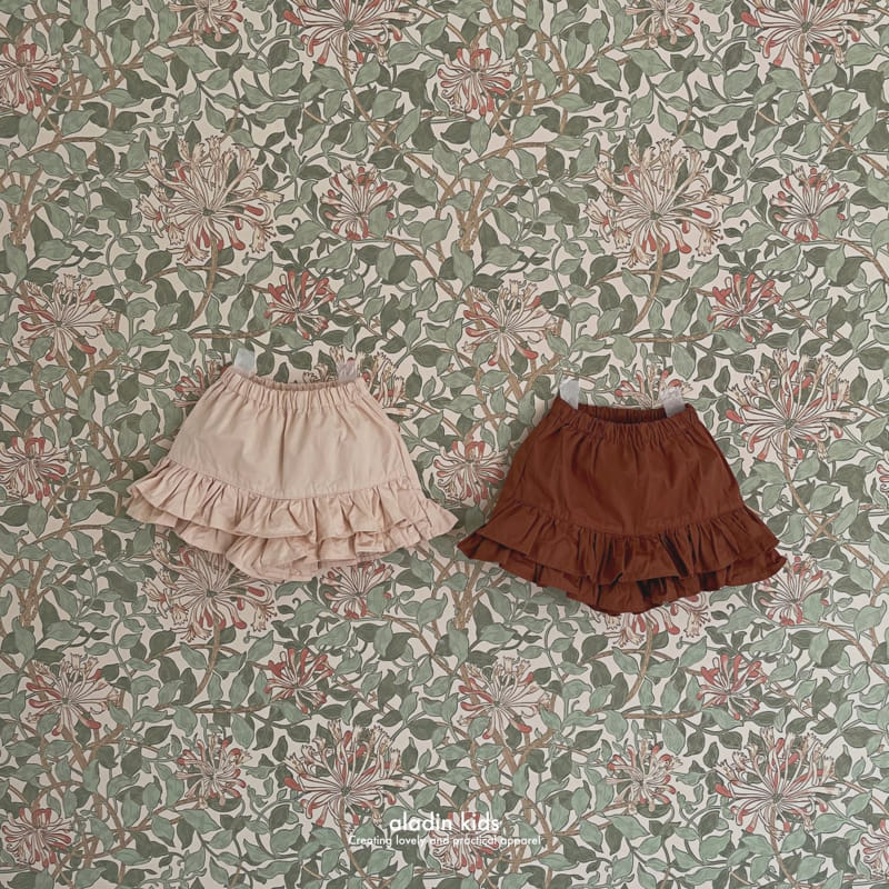 Aladin - Korean Children Fashion - #prettylittlegirls - Frill Can Cang Skirt Pants