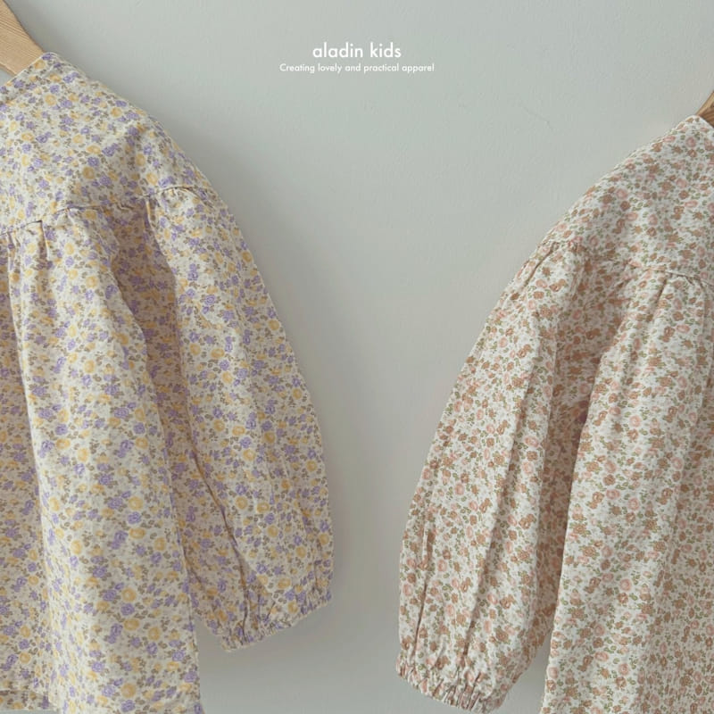 Aladin - Korean Children Fashion - #stylishchildhood - Small Flower Blouse - 9