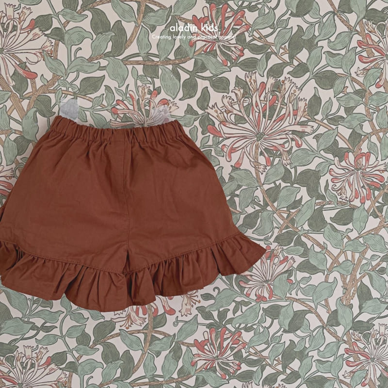 Aladin - Korean Children Fashion - #toddlerclothing - Frill Can Cang Skirt Pants - 4