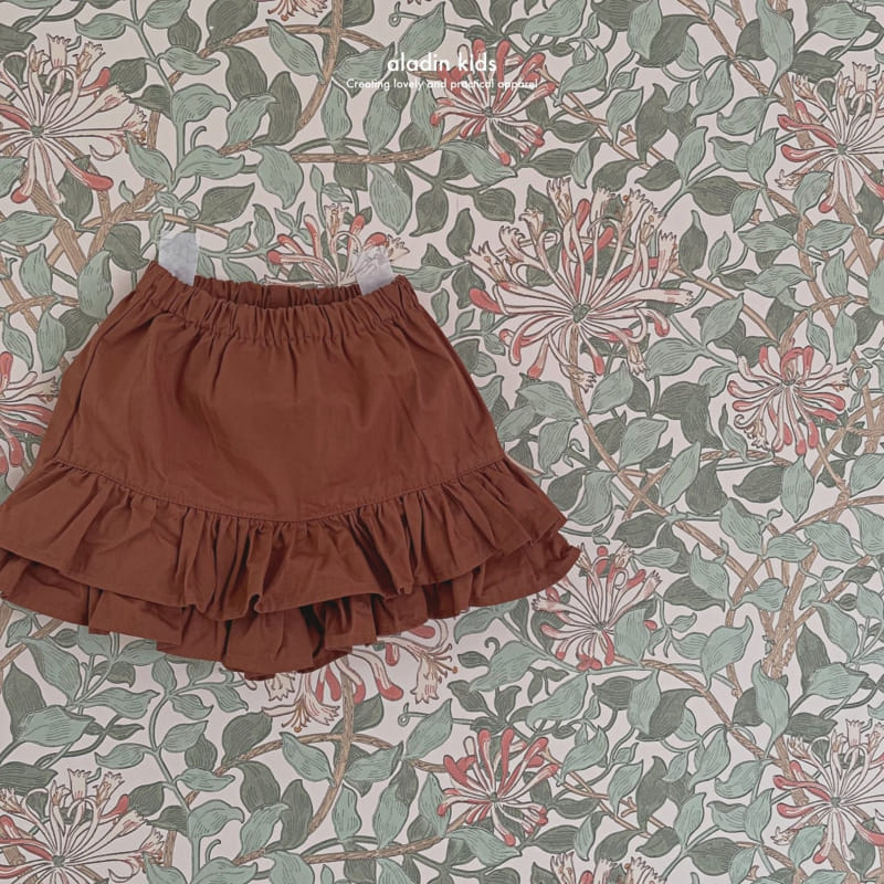 Aladin - Korean Children Fashion - #todddlerfashion - Frill Can Cang Skirt Pants - 2