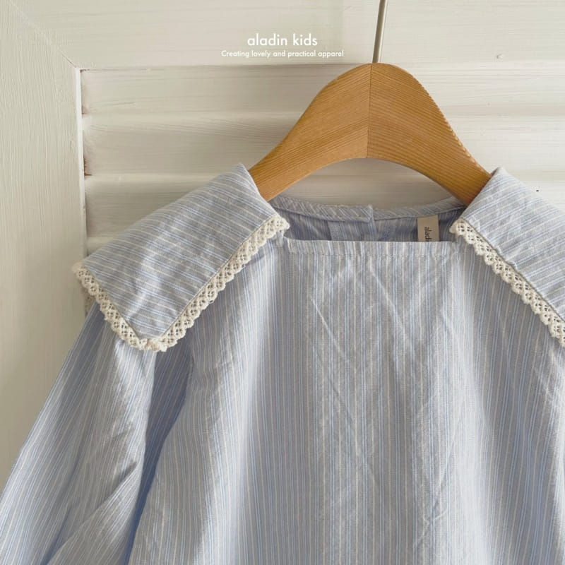 Aladin - Korean Children Fashion - #toddlerclothing - Pin Collar Blouse - 7