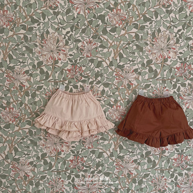 Aladin - Korean Children Fashion - #toddlerclothing - Frill Can Cang Skirt Pants - 3