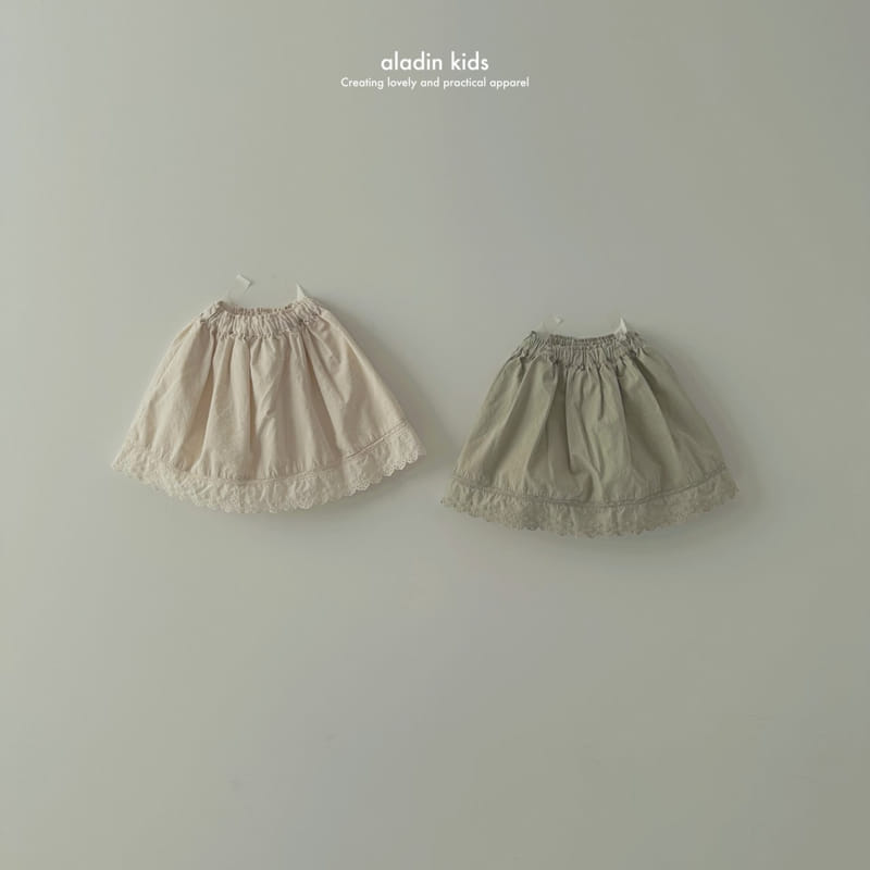 Aladin - Korean Children Fashion - #toddlerclothing - Spring Lace Skirt - 2