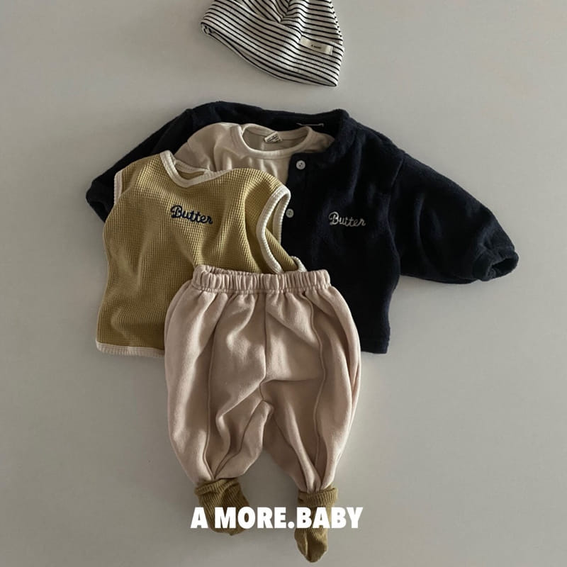 Amore - Korean Baby Fashion - #babygirlfashion - Waffle Vest - 9