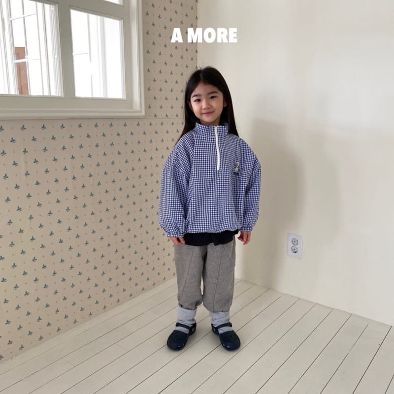 Amore - Korean Children Fashion - #childofig - Duck Check Anorak - 4