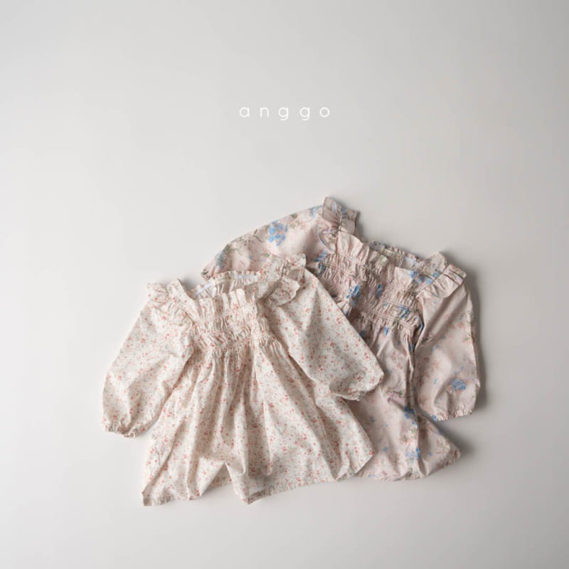 Anggo - Korean Children Fashion - #Kfashion4kids - Watercolor One-Piece