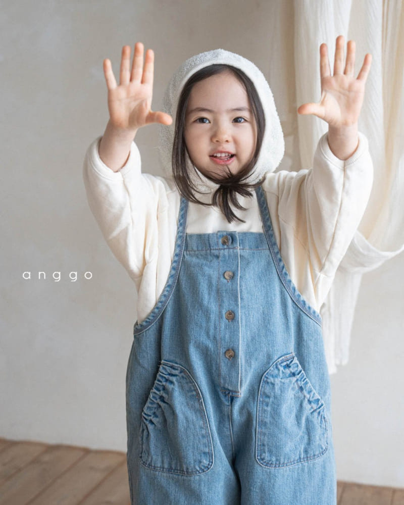 Anggo - Korean Children Fashion - #kidsshorts - Cloud Overalls - 3