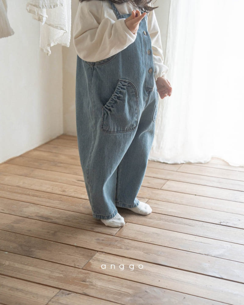 Anggo - Korean Children Fashion - #kidzfashiontrend - Cloud Overalls - 5