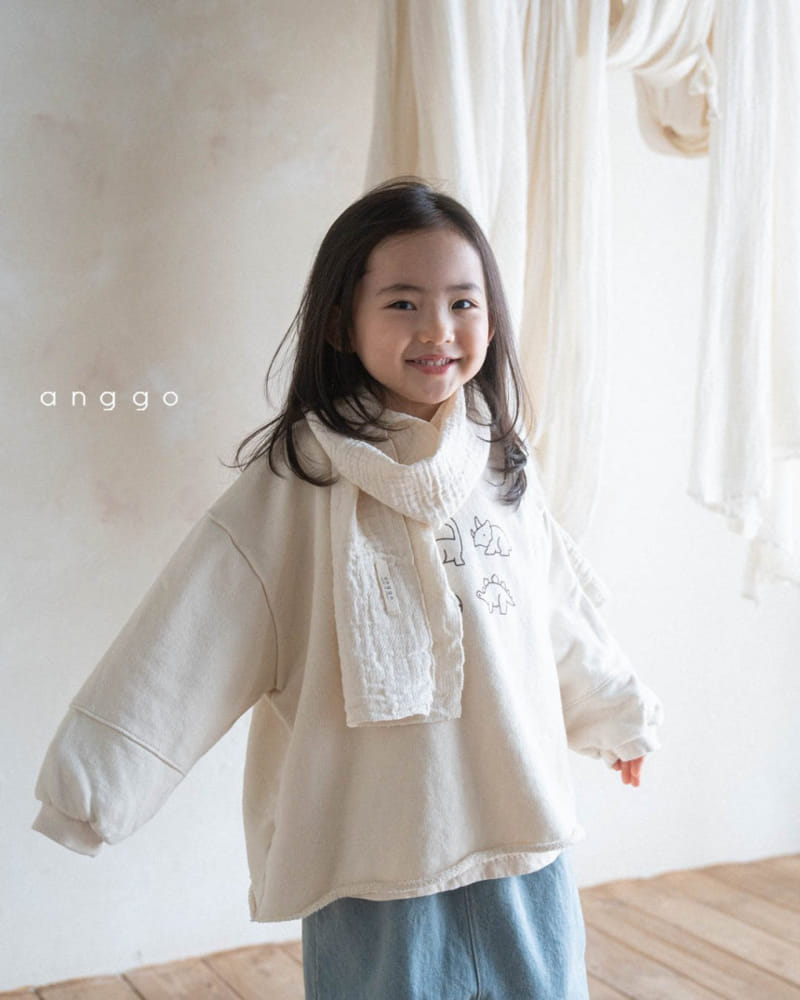 Anggo - Korean Children Fashion - #littlefashionista - Dino Sweatshirt - 3
