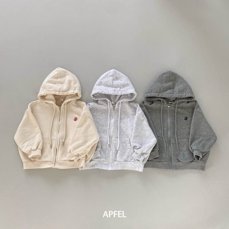 Apfel - Korean Children Fashion - #fashionkids - Plain Zip Up