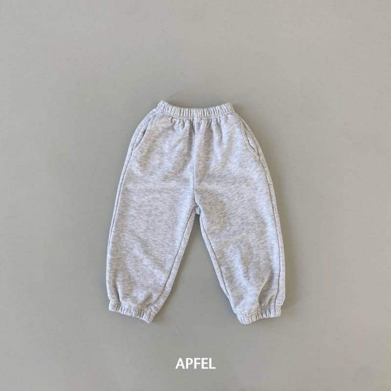 Apfel - Korean Children Fashion - #kidsstore - Plain Jogger - 4