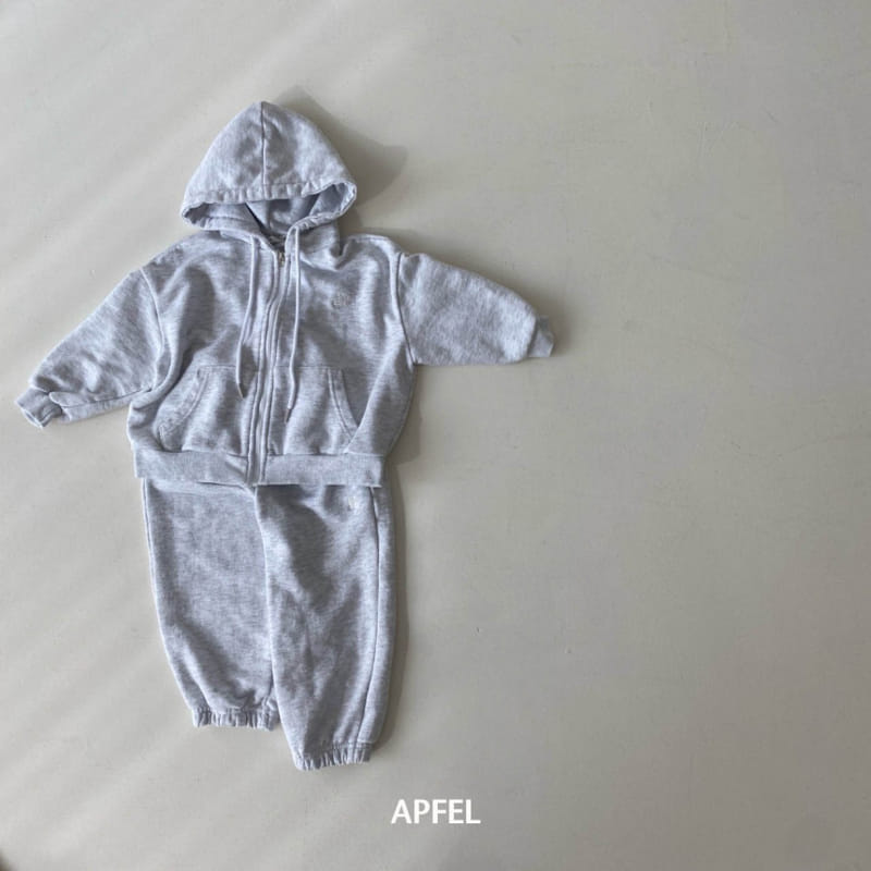 Apfel - Korean Children Fashion - #littlefashionista - Plain Zip Up - 6