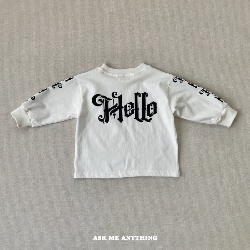 Ask Me Anything - Korean Children Fashion - #childofig - Hello Tee - 9