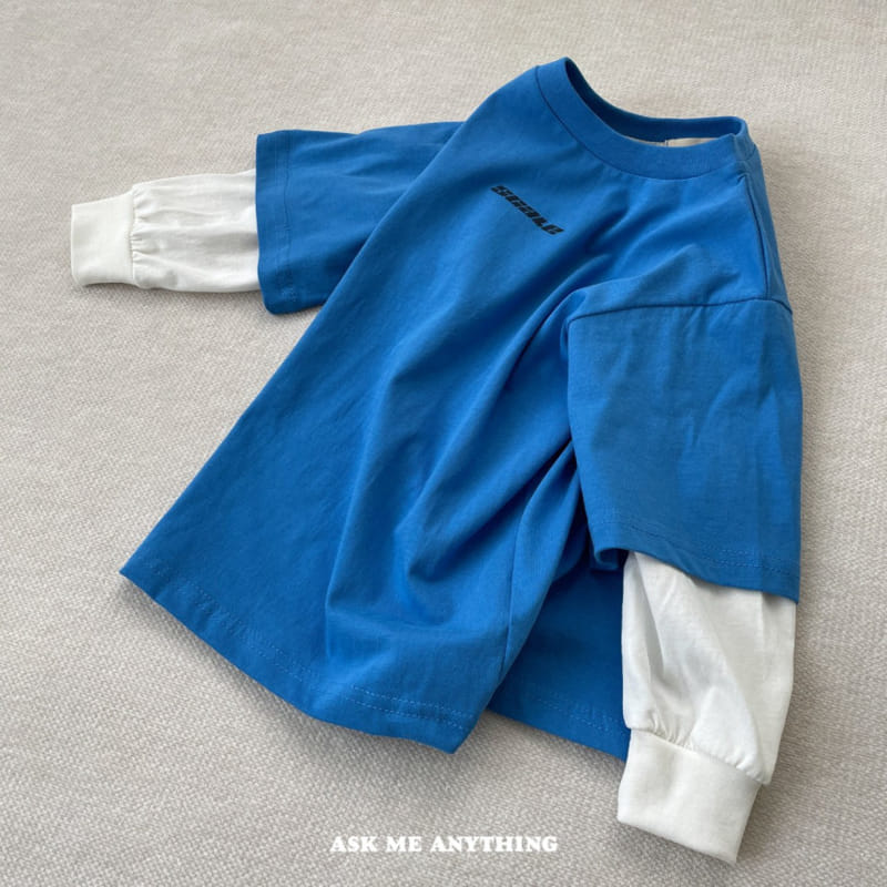 Ask Me Anything - Korean Children Fashion - #stylishchildhood - Layered Tee - 4