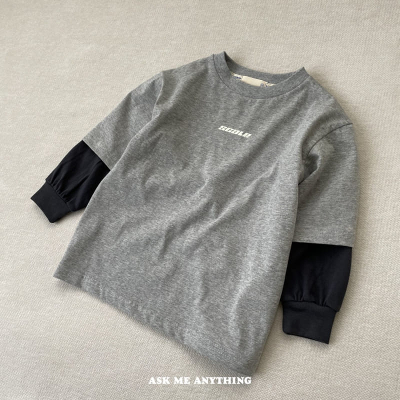 Ask Me Anything - Korean Children Fashion - #designkidswear - Layered Tee - 6