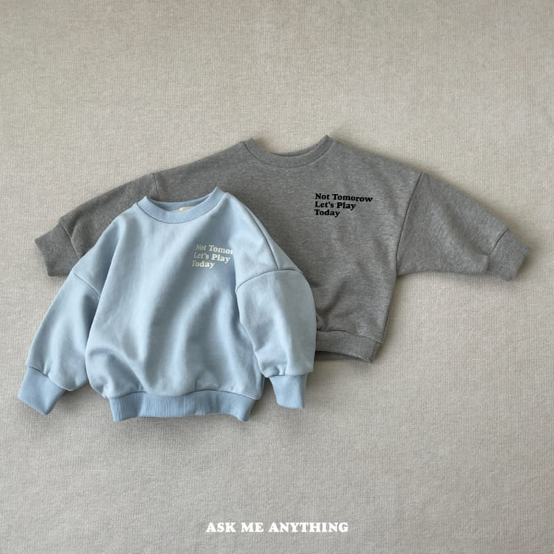 Ask Me Anything - Korean Children Fashion - #fashionkids - Today Sweatshirt - 3