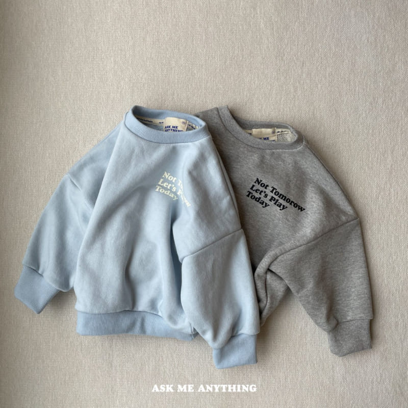 Ask Me Anything - Korean Children Fashion - #kidsstore - Today Sweatshirt - 5