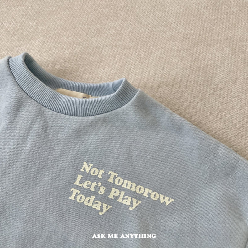 Ask Me Anything - Korean Children Fashion - #littlefashionista - Today Sweatshirt - 8