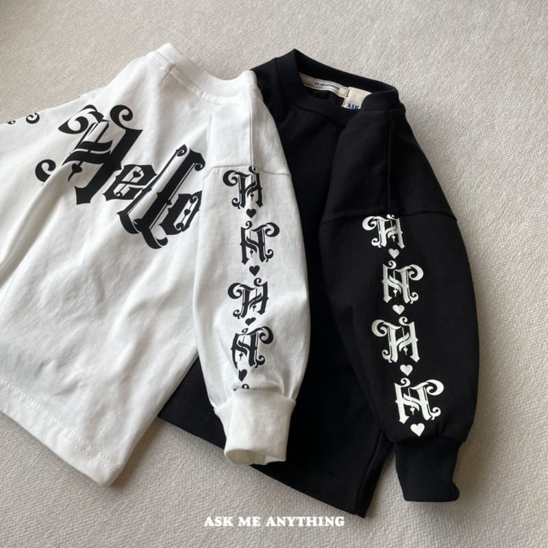 Ask Me Anything - Korean Children Fashion - #prettylittlegirls - Hello Tee - 5