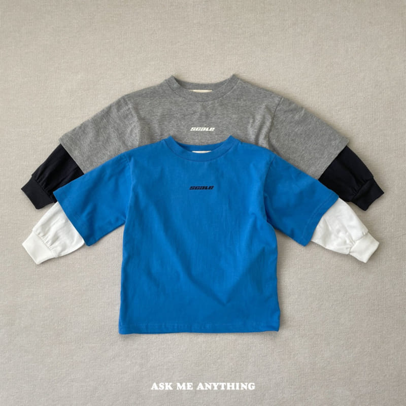 Ask Me Anything - Korean Children Fashion - #toddlerclothing - Layered Tee - 2