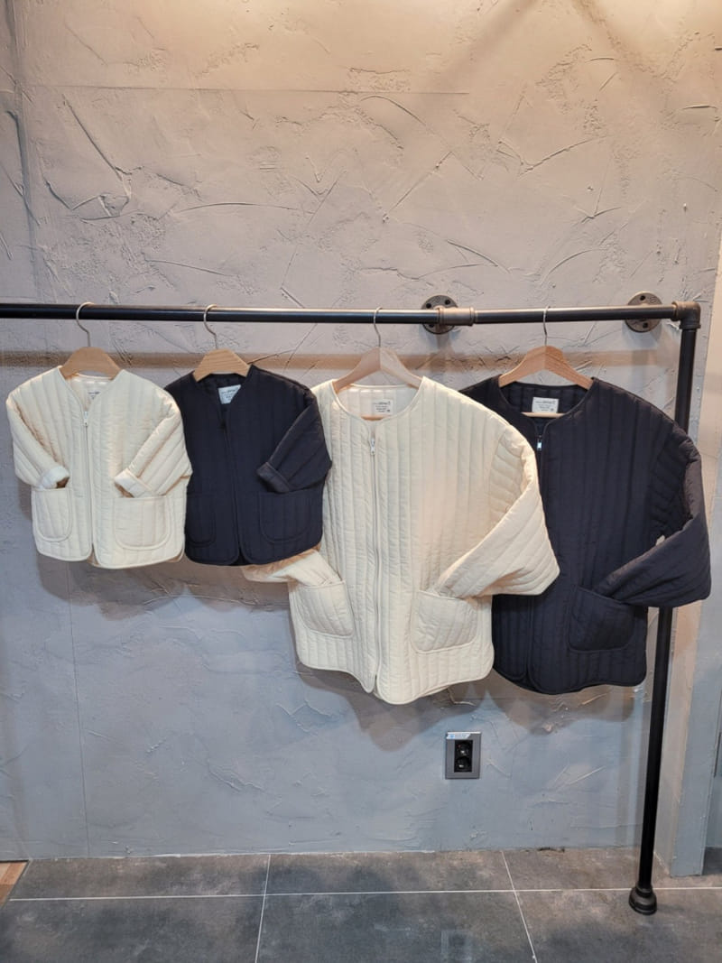 Atree - Korean Children Fashion - #childofig - Adult Line Quilting Jumper - 2