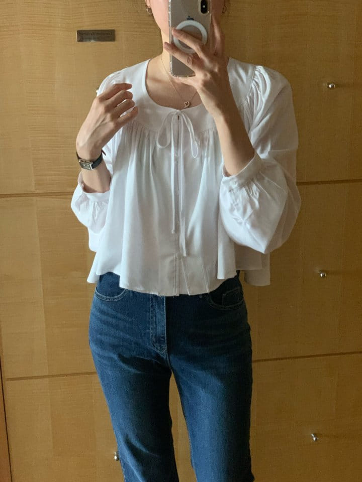 Atthismoment - Korean Women Fashion - #momslook - Leap Blouse - 3