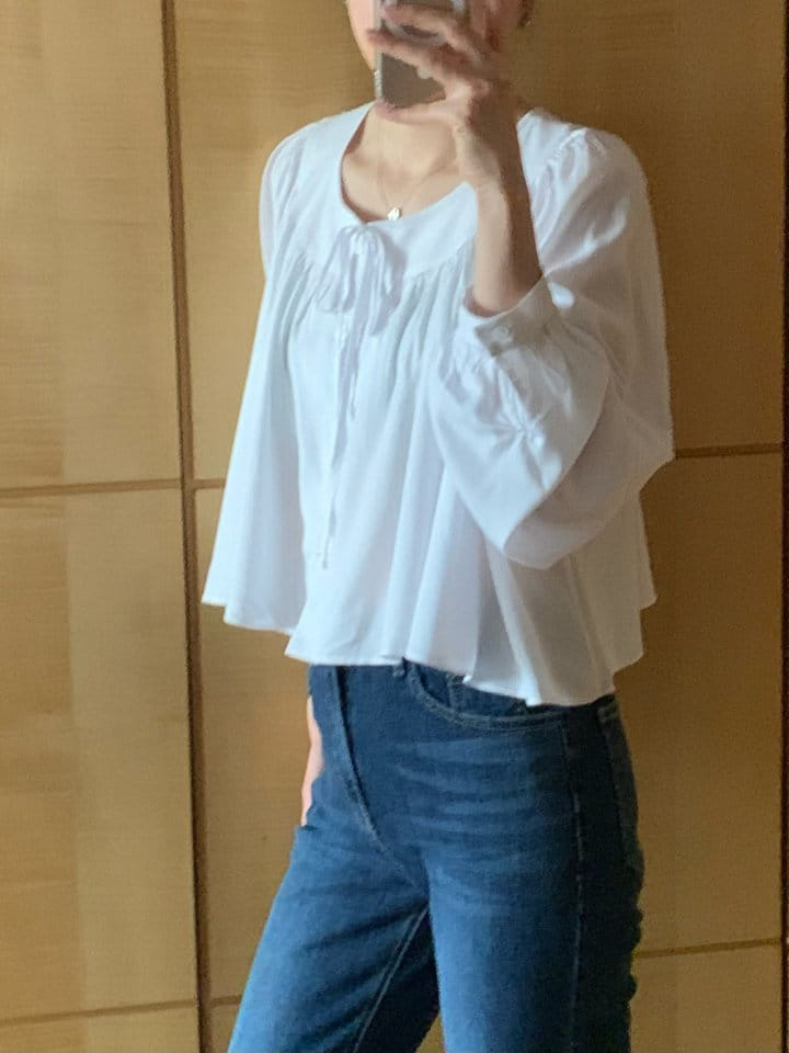 Atthismoment - Korean Women Fashion - #momslook - Leap Blouse - 5