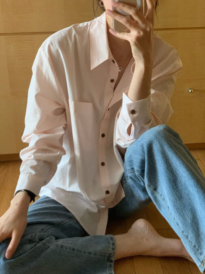 Atthismoment - Korean Women Fashion - #womensfashion - Loose Boxy Shirt - 3
