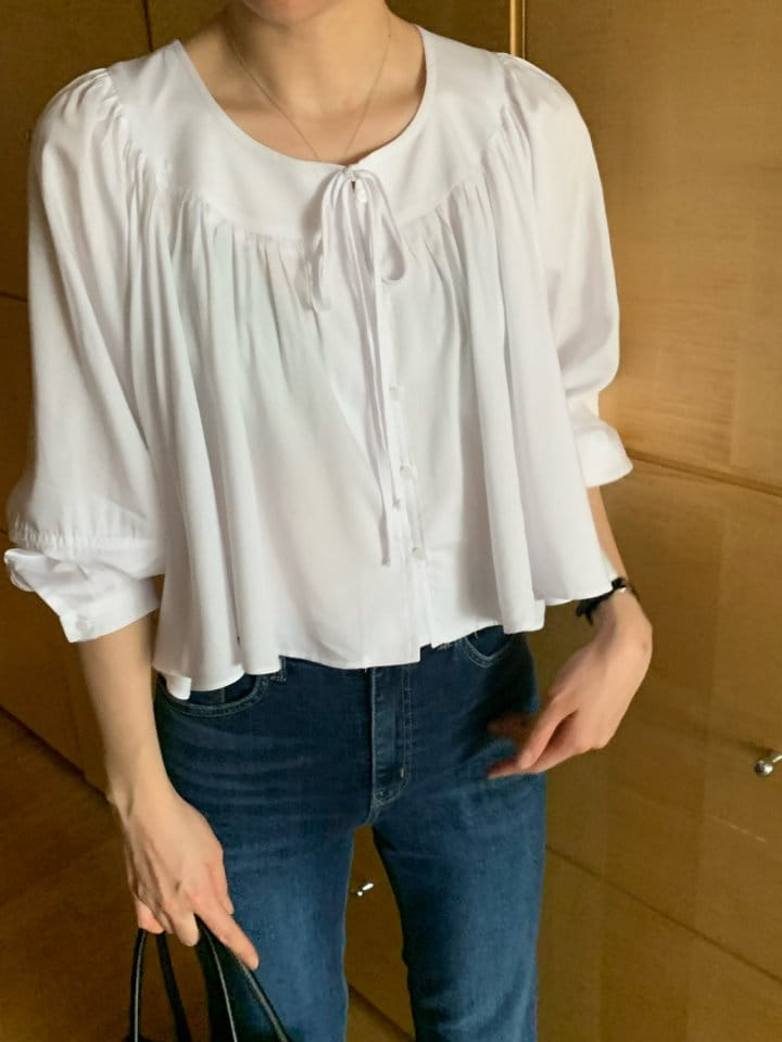 Atthismoment - Korean Women Fashion - #womensfashion - Leap Blouse - 6