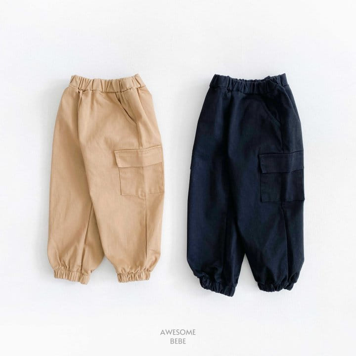 Awesome Bebe - Korean Children Fashion - #childrensboutique - Washing Cargo Jogger Pants