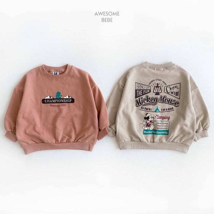Awesome Bebe - Korean Children Fashion - #fashionkids - Camping M Sweatshirt