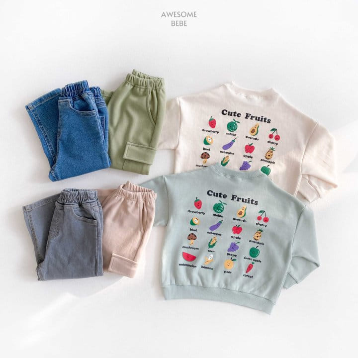 Awesome Bebe - Korean Children Fashion - #kidsstore - Fruit Sweatshirt