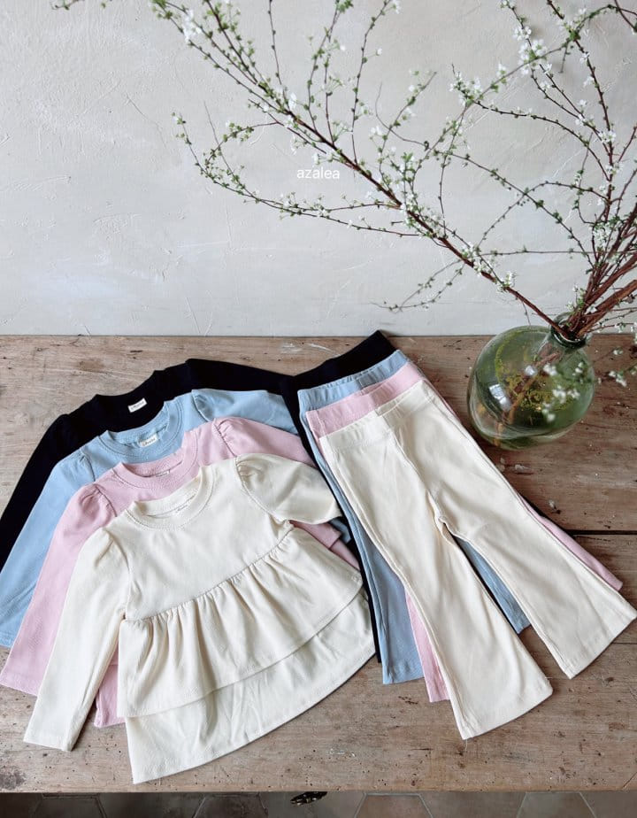 Azalea - Korean Children Fashion - #childrensboutique - Easy Kan Kan Top Bottom Set - 7