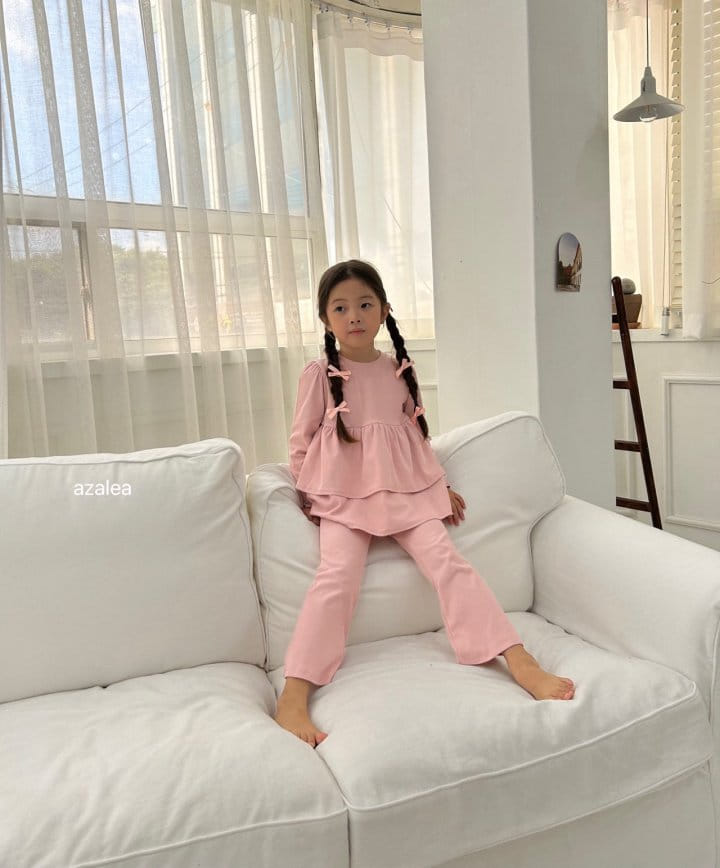 Azalea - Korean Children Fashion - #discoveringself - Easy Kan Kan Top Bottom Set - 9
