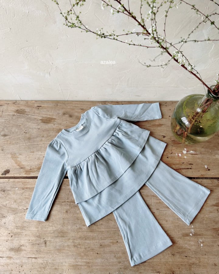 Azalea - Korean Children Fashion - #minifashionista - Easy Kan Kan Top Bottom Set - 3